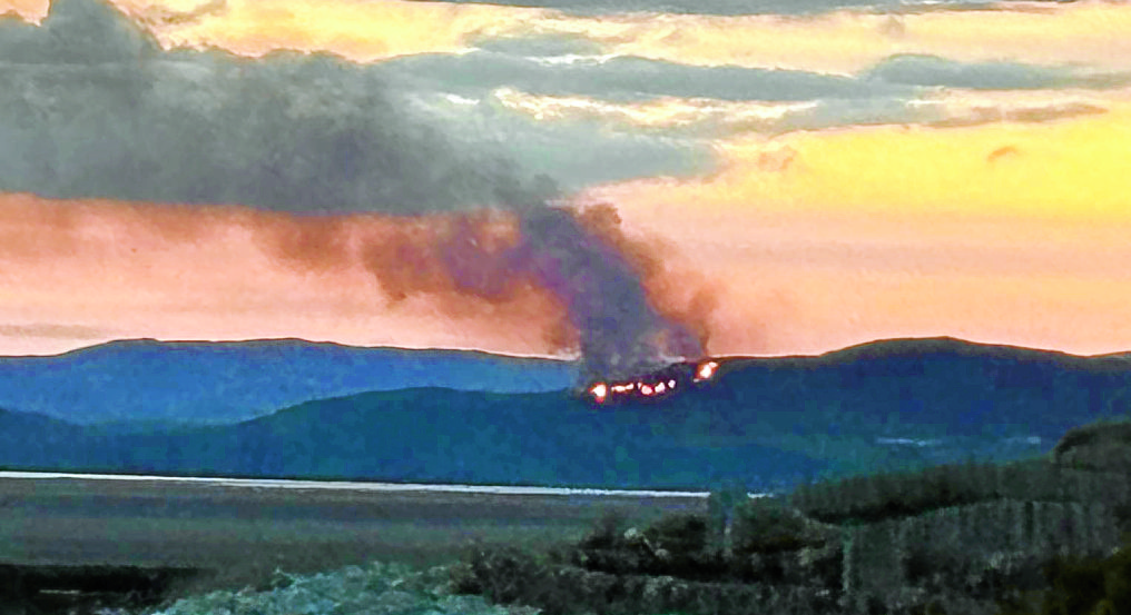 Wildfire warning for weekend