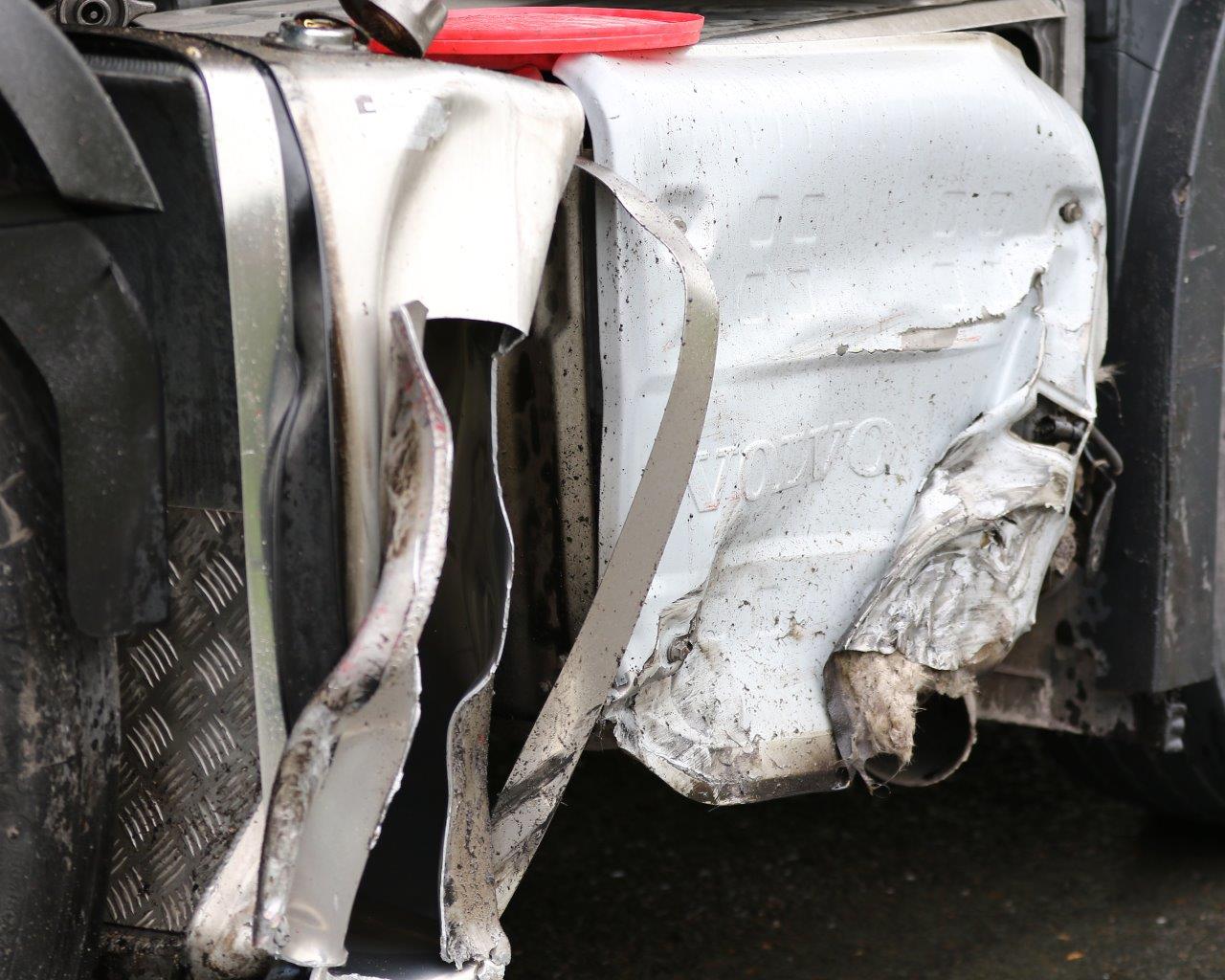 Fuel spillage shuts roads