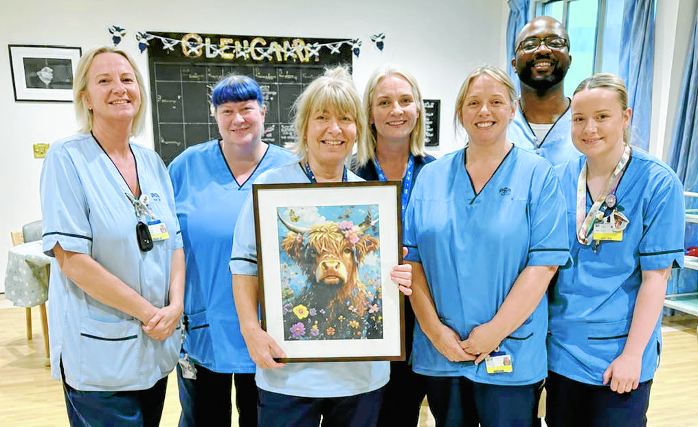 Jane uses artistic talents to help hospital ward
