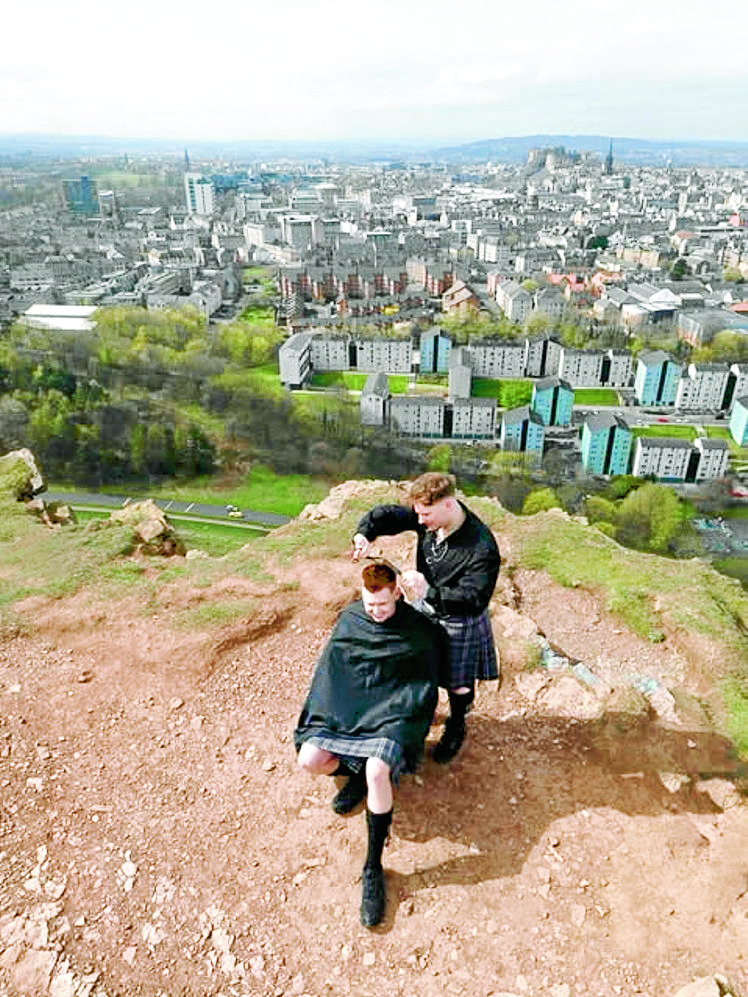 The hill was alive with the sound of snipping!