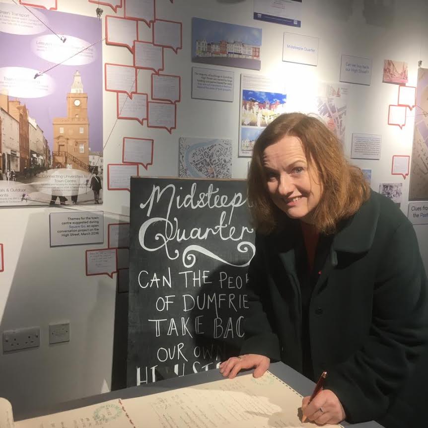 Hundreds give view on town future