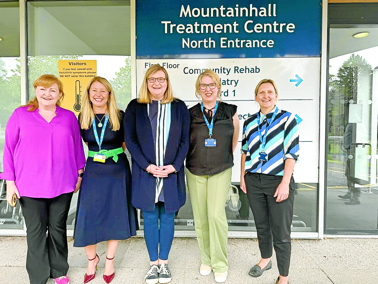 Visit spotlights success of DG rehab team