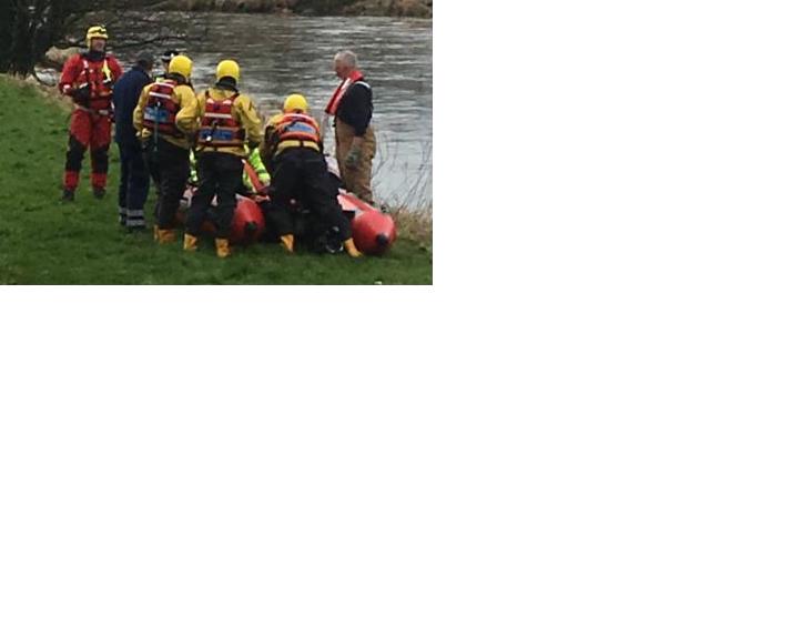 Woman rescued from Nith