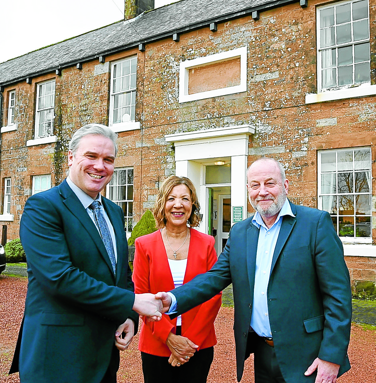 Minister visit for care home