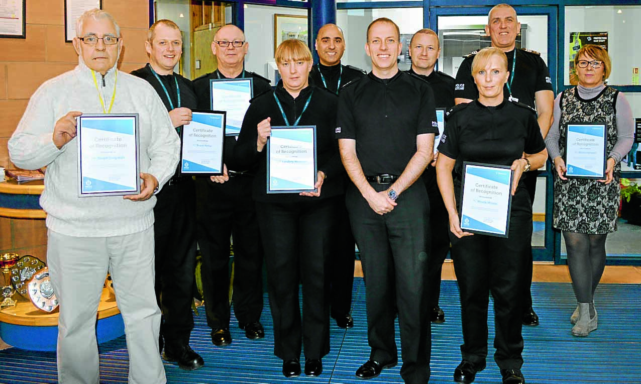 Dedication awards for nine