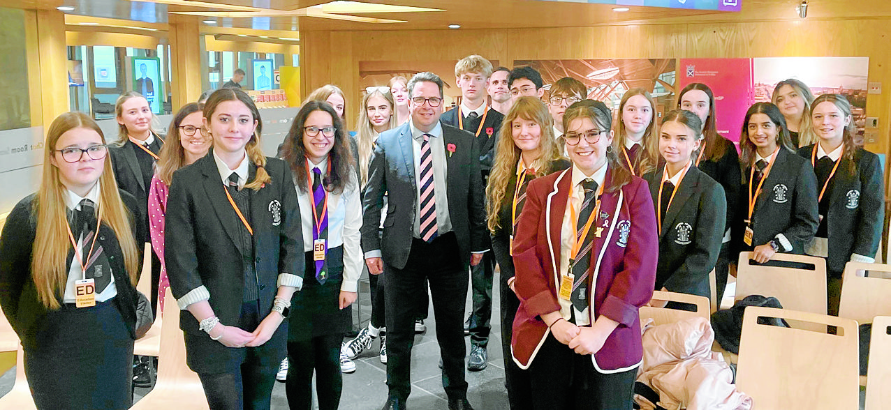 Holyrood trip for students