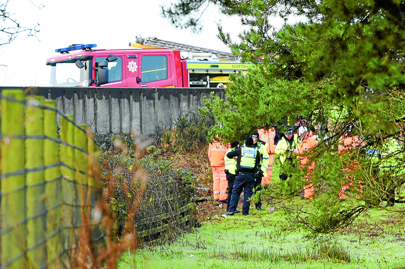 Railway closed after lorry crashes onto track