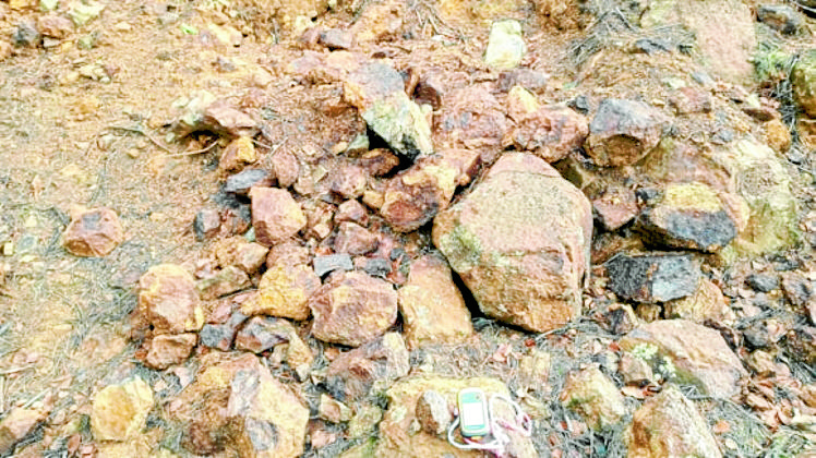 Woman found guilty of taking rare rocks from mine site