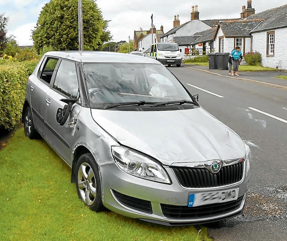 Clarencefield collision woman taken to hospital