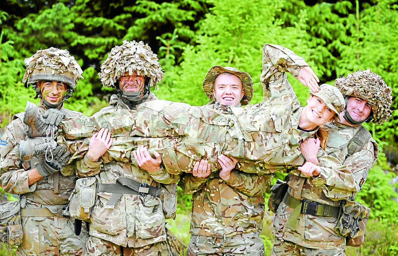 Troupe joins the troops