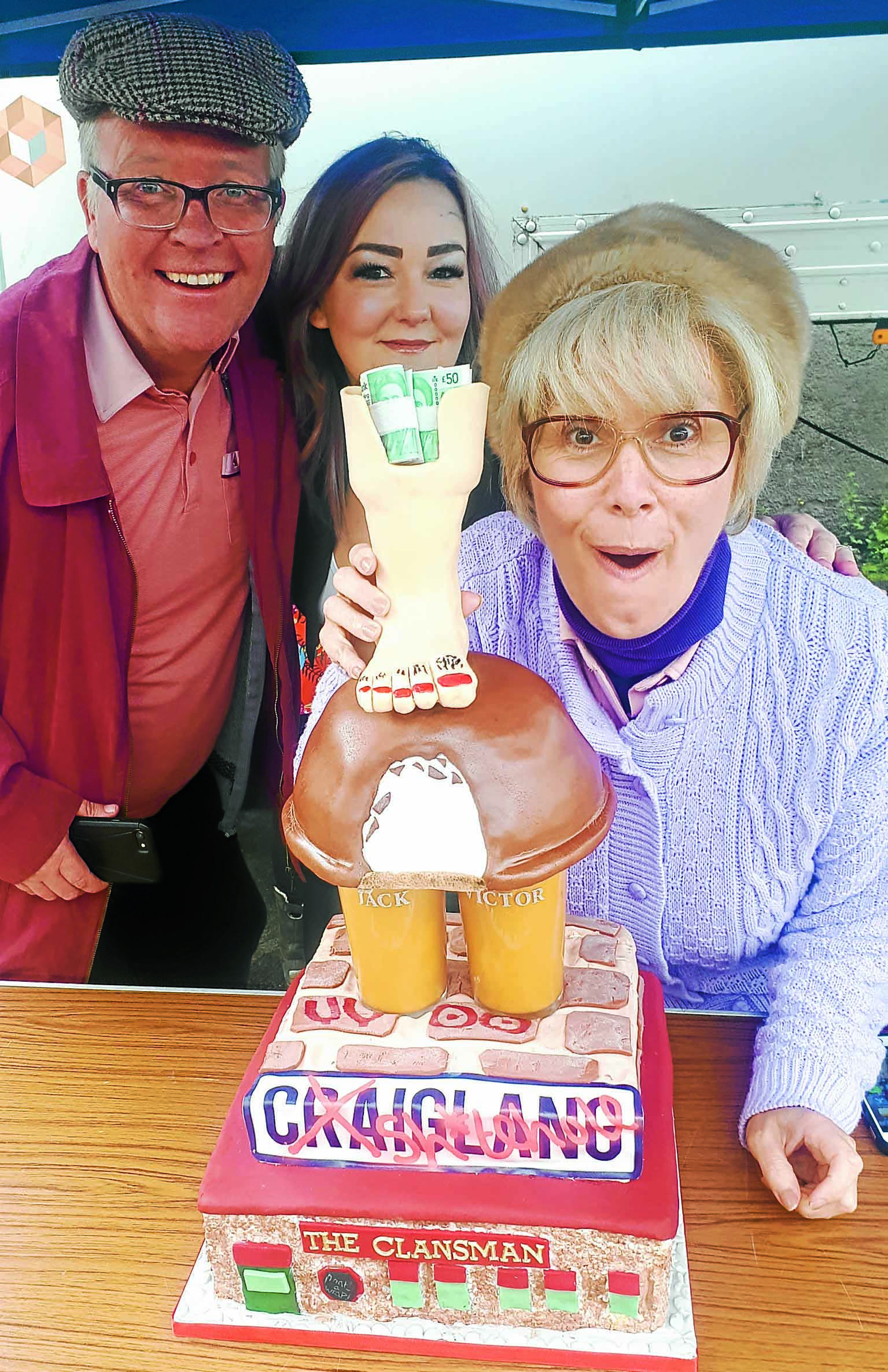 Special cake for Craiglang gang