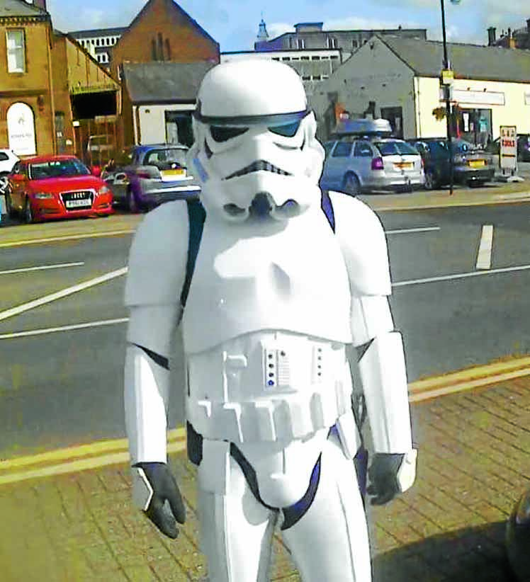 Stormtrooper spotted on the Sands