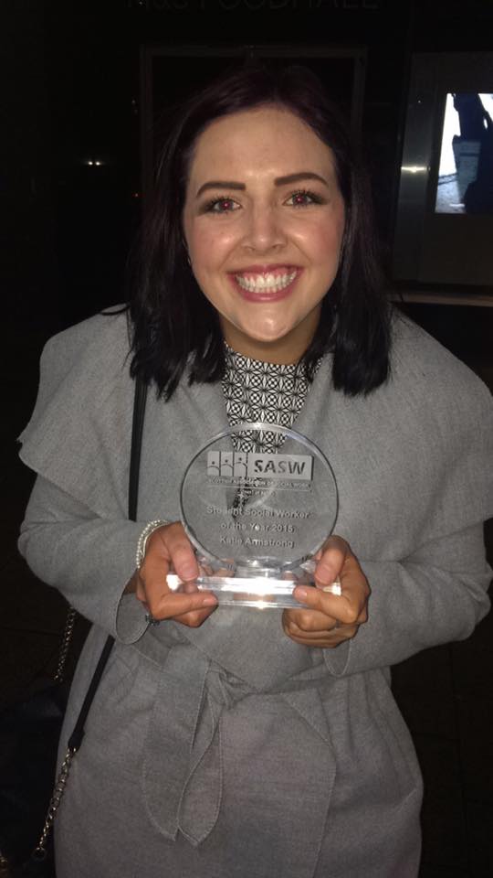 All smiles from student of the year Katie