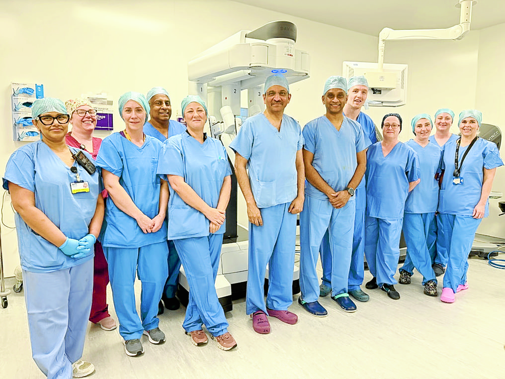 Robot lends a helping hand in hospital operation