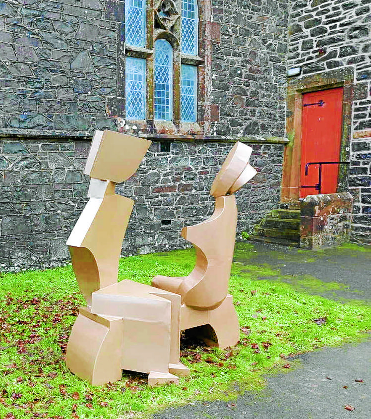 Church art piece encourages conversations
